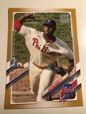2021 Topps Series 1 Jumbo 5x7 Gold 07/10 Hector Neris Phillies 171