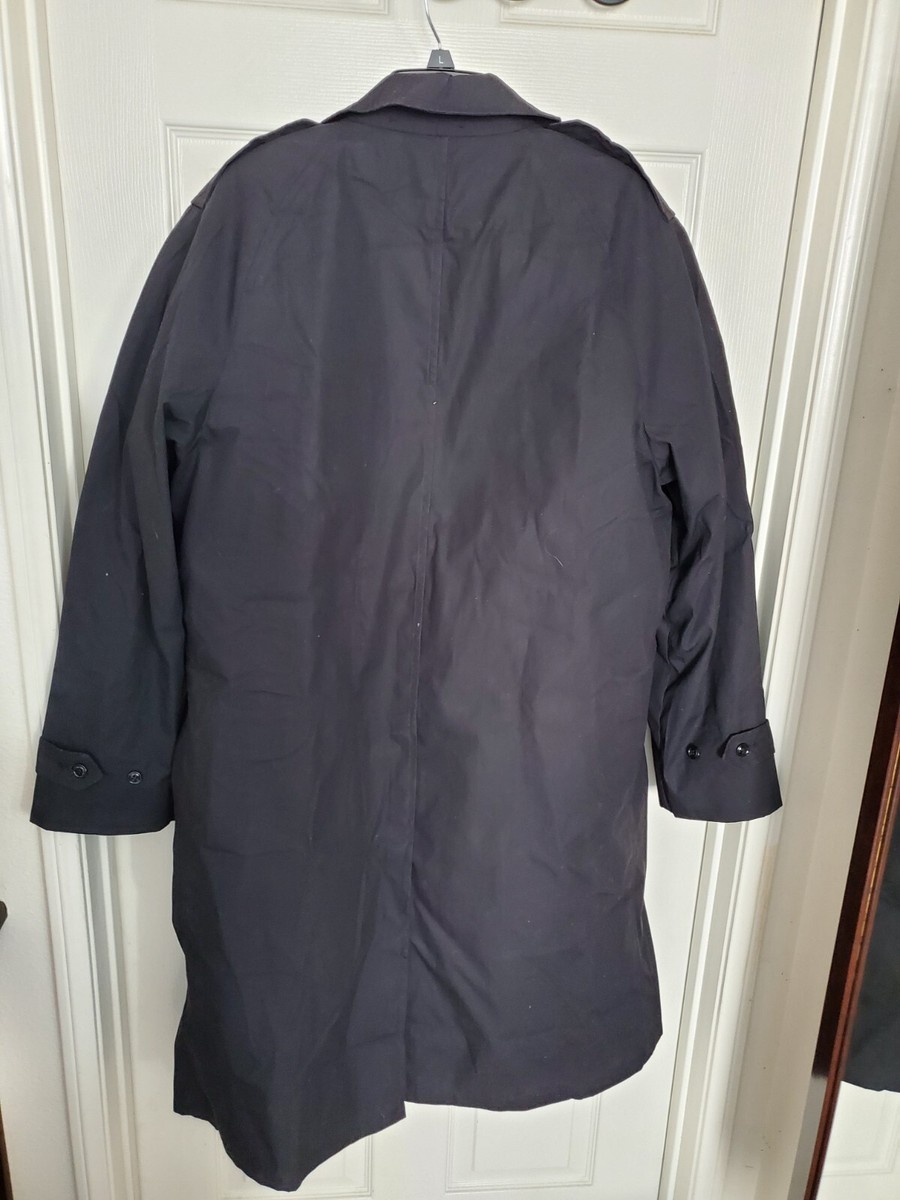 DSCP QUARTERDECK NAVY CONVERSION COAT BLACK WITH LINER TRENCH MEN