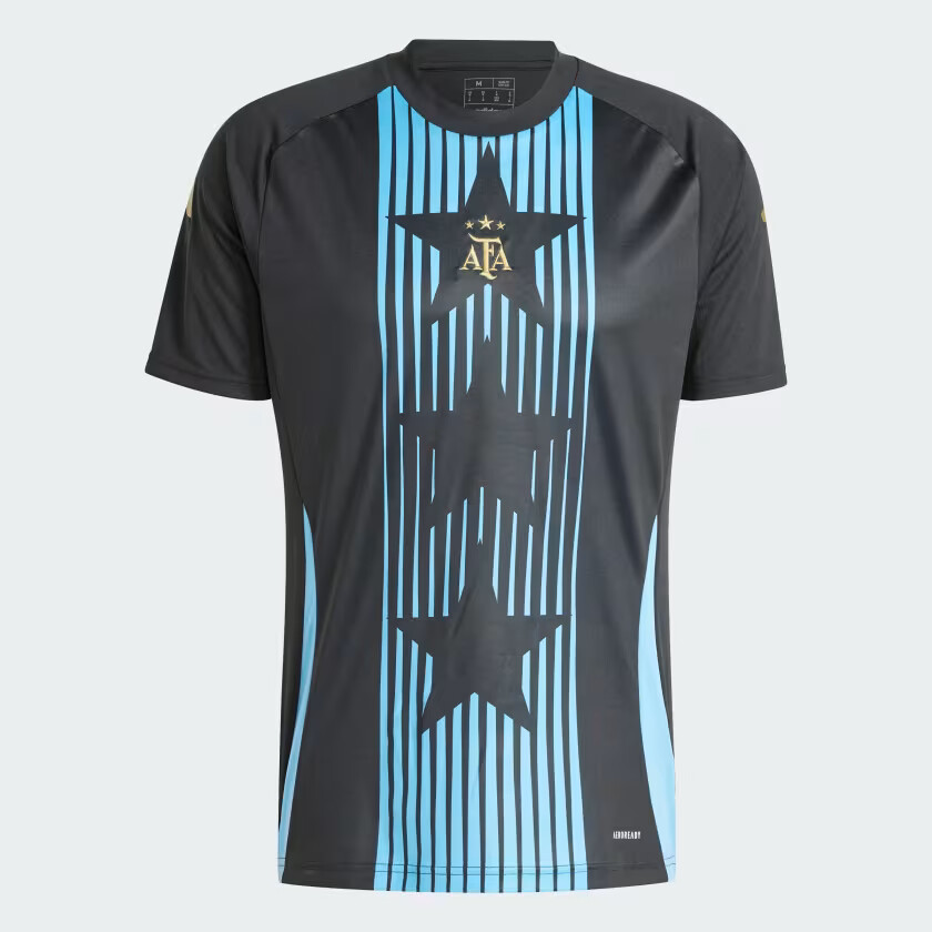 stars ⭐⭐️⭐️ Argentina Prematch Training 2024 Jersey Shirt 🏆 Authentic  Adidas