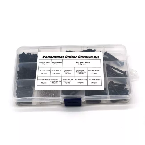Guitar Screws Kit, Guitar Hardware Luthier Parts-kit for Tele/Strat/SQ,Switch...