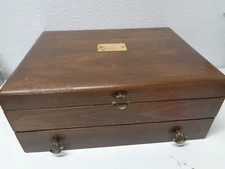 Vintage Reed & Barton Hagerty Silversmiths Flatware Chest + Drawer Box Only