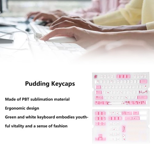 Dye Sublimation Keycaps PBT 113 Keys English Mechanical Keyboard Accessories EOM - Photo 8/12