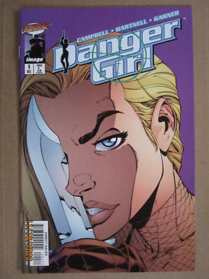 1998 IMAGE COMICS DANGER GIRL #4 BIG KNIFE VARIANT J. SCOTT