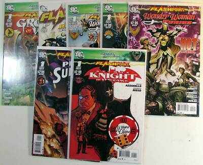 Flashpoint Lot 7 #4, Furies 1, 2, Grodd, Aquaman, Superman, Vengeance DC 2011