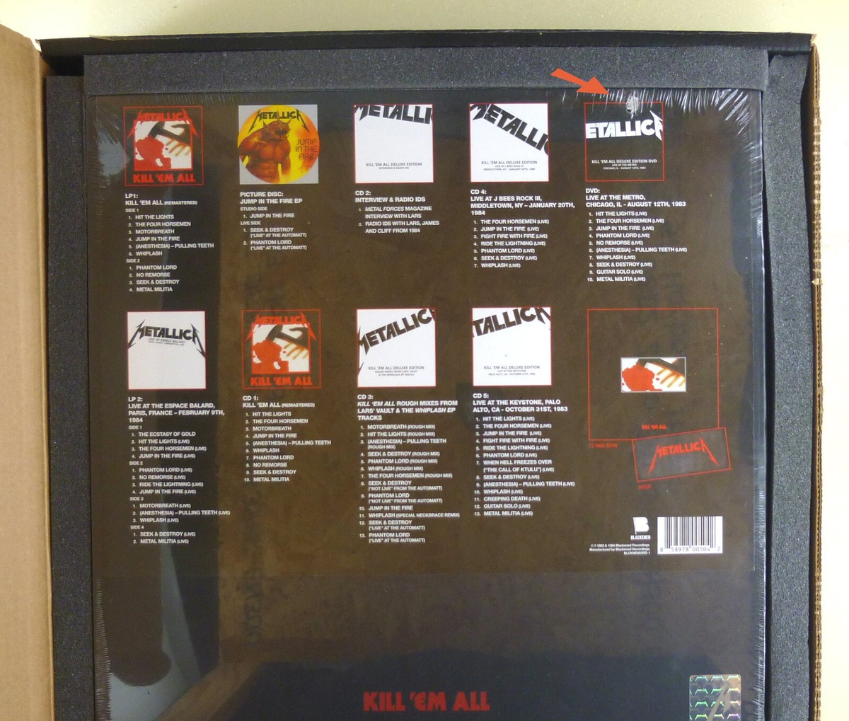 【Sealed】llica Kill 'Em All Box Metallica 