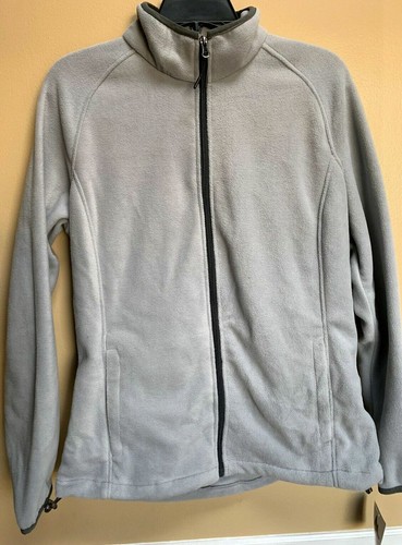 MOUNTAIN Club FLEECE JACKET a FULL ZIP Up WINTER Snow SKI Coat WOMENS size LARGE