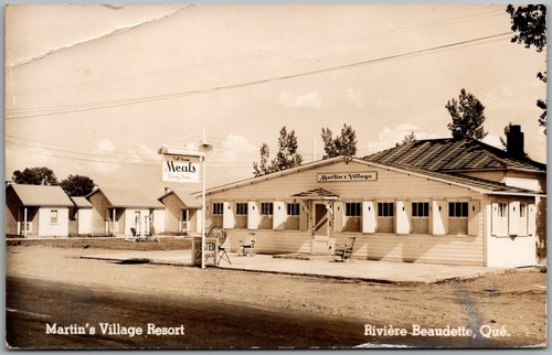 Pocztówka Martin's Village Resort Riviere Beaudette, Quebec, Kanada Jk