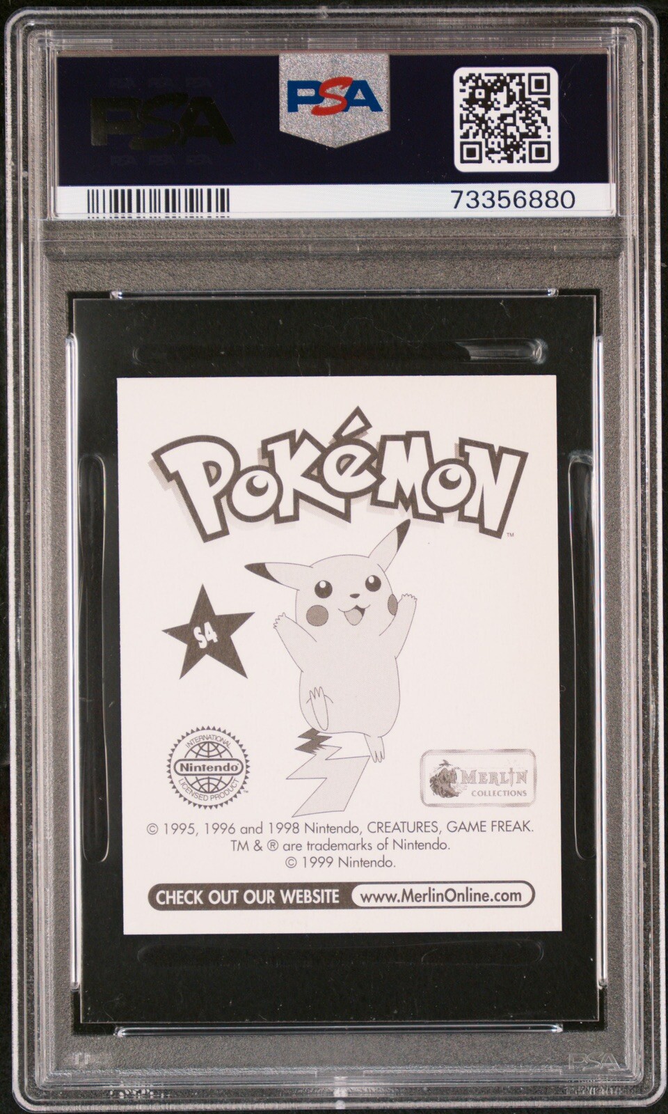 Blastoise Prism 1999 Merlin Collection Pokemon Stickers Cards PSA 10 Gem Mint - Picture 2 of 2