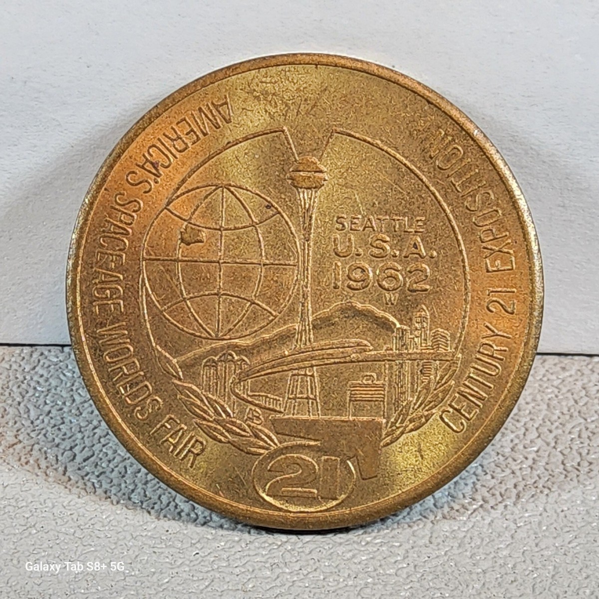 1962 Seattle Worlds Fair Century 21 Exposition One Dollar Trade