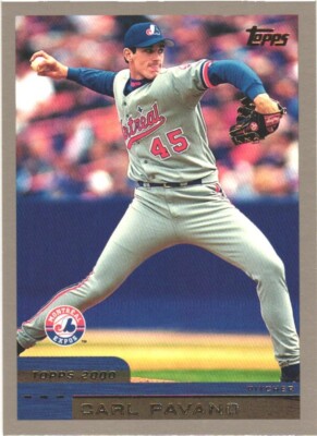 2000 Topps - #99 Carl Pavano Montreal Expos Baseball Card
