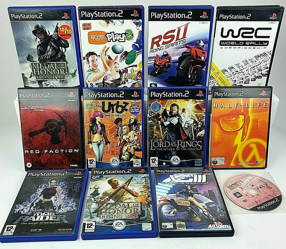 12 Games Playstation 2 (PS2) Collection - Excellent Condition With