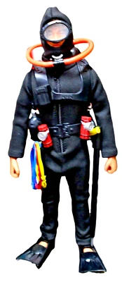 PALITOY VAMAN SAS Demolition Divers Outfit für 12" Actionfigur (Figur nicht enthalten}