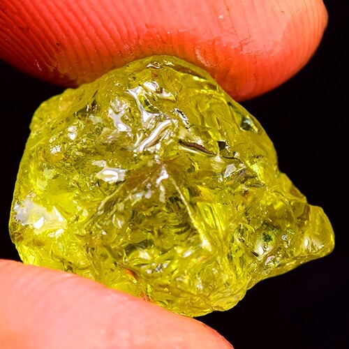 VERY NICE 13.00ct NATURAL100% UNHEATED YELLOW MALI GARNET ROUGH NR! - Picture 2 of 3