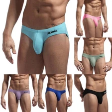 Sexy Panties Briefs Underwear Underpants Knickers Cotton U Convex Pouch Men