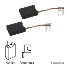 Balais De Charbon Pour EIBENSTOCK EHD2000S EBS 1802 SH - 6,3x16x21,5mm (2141)