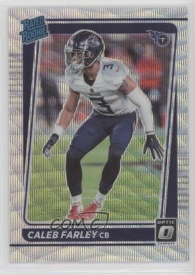 2021 Panini Donruss Optic Rated Wave Prizm /299 Caleb Farley #249 Rookie RC 0s9t