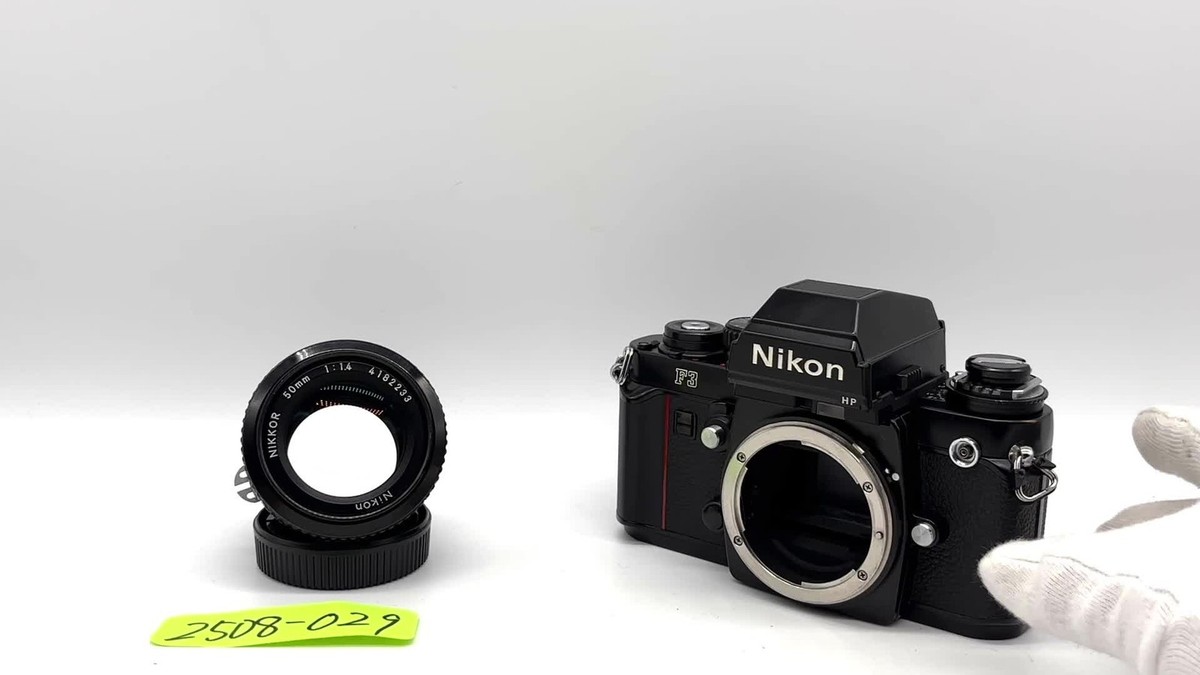 Free US Tariff[Near MINT +Strap] Nikon F3 HP Ai Nikkor 50mm