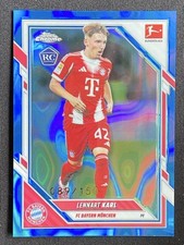 Lennart Karl 2025-26 Topps Chrome Bundesliga Blue Lava Base RC /150 #82