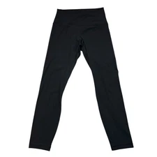 Lululemon Align Ribbed High Rise Pant 25" Inseam Black Size 6