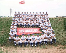 1958-la-dodgers-team-color 8x10 Colorized Print-FREE SHIPPING