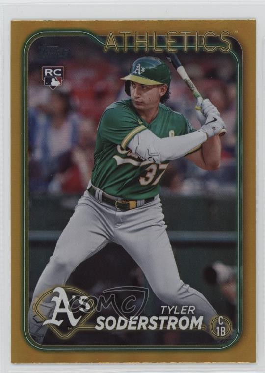2024 Topps Series 1 Gold Foil Tyler Soderstrom #244 08a4