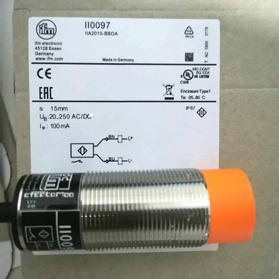 One New IFM II0097 Inductive Sensor Proximity Switch Fast Ship