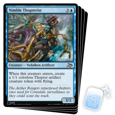 NIMBLE THOPTERIST X4 Aetherdrift DFT Magic MTG MINT CARD