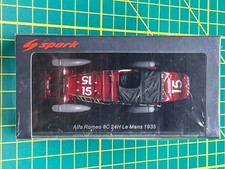 Spark Alfa Romeo 8c 2.3l N 15 24h Le Mans 1935 R.sommer R.d'estrez De Sauge 1:43 S3869