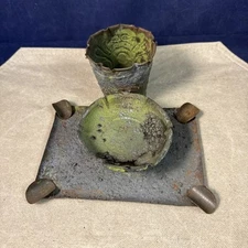 Primitive Metal Ashtray