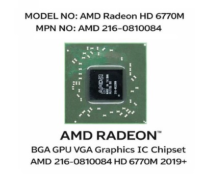 Neu 216-0810084 AMD Mobility Radeon HD 6770M BGA GPU Grafik IC Chipsatz 2019+