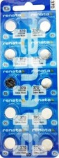 Ten (10) Renata 370 Watch Battery SR920W SWISS MADE, 0% MERCURY