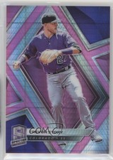 2019 Panini Chronicles Spectra Neon Pink Prizm 52/75 Trevor Story #47 2a9
