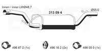 Ernst 313094 MittelschalldäMpfer FüR Ford