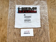 Ram 1500 2500 3500 Hemi 5.7l Decal Emblem Nameplate Adhesive Dodge Oem Mopar