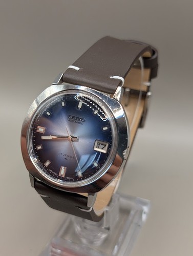 Vintage Seiko Automatic Kal. 7025A 3000 Herrenarmbanduhr mit Datum selten - Bild 3 von 16