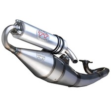 4091 Silencieux Pot D'Échappement Leovince MBK Booster 50 2005 - Hand Made Tt