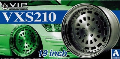 Aoshima # 08 - VIP Modular Wheels - 52471 - VXS210 19 Zoll Felgen & Reifen 1:24
