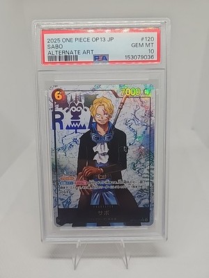 2025 One Piece OP13 JPN Sabo Alternate Art PSA 10 OP13-120 | eBay