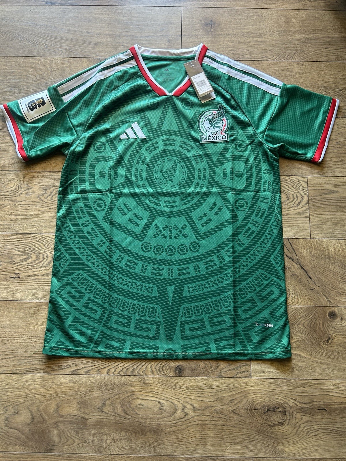 adidas Mexico National Team Green Jersey FIFA Qualifiers Soccer