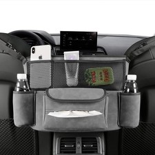 Car Net Pocket Handbag Holder Between Seats Purse Holder for Car Back Seat Or...