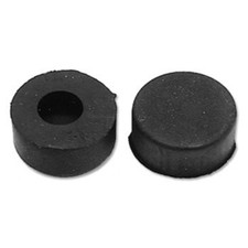 Hood Adjust Rubber Bumper Stops Pair Black