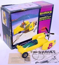 '60s COX SHRIKE BONNEVILLE SPECIAL TETHER CAR .049 GAS POWERED ENGINE MINT BOXED