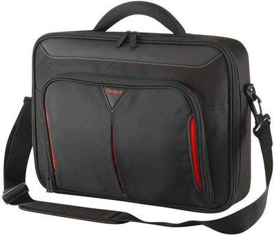 Targus Classic+ Clamshell 14 Zoll Case, Schwarz/Rot