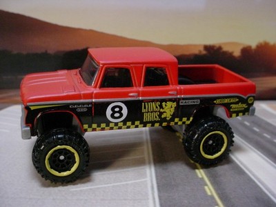2025 Matchbox Multi 8-Pack Exclusive 1968 DODGE D-200   red;LYONS BROS 8 LOOSE
