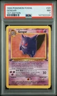 1999 Pokémon Fossil 20 Gengar 1st Edition PSA 7 Non-Holo