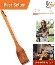 Large Wooden Spoon 18-inch Heavy Duty Cajun Stir Paddle for Cooking  Decor