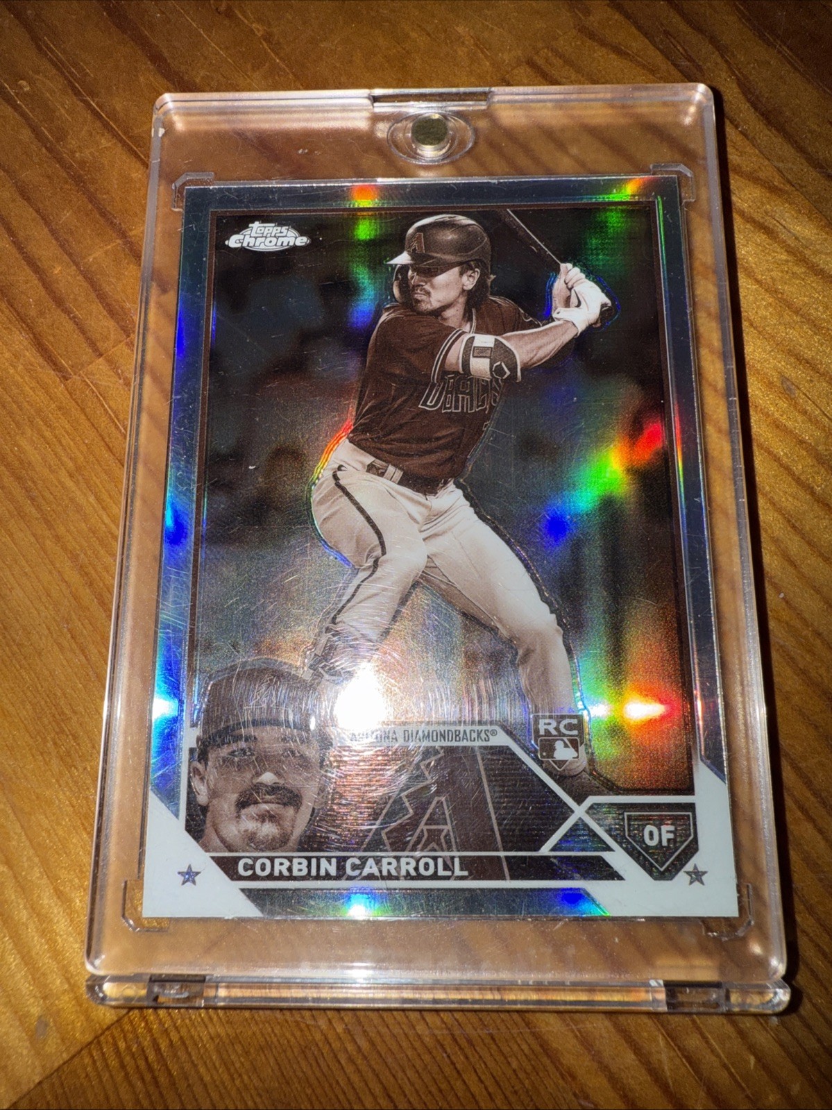 2023 Topps Chrome - Corbin Carroll #95 Sepia Refractor (RC)