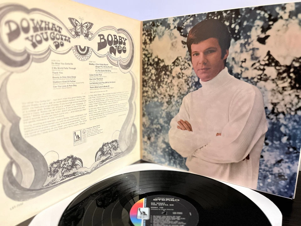 BOBBY VEE - Do What You Gotta Do (1968) - 12" Vinyl Record LP - EX - Image 3 of 4