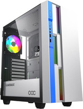 GAMEMAX Brufen C3 WB White Steel / Tempered Glass ATX Mid Tower Computer Case