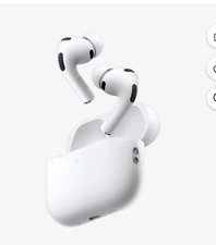 Apple AirPods Pro Wireless Bluetooth In-Ear Earbuds White with Charging Case